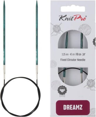 Knitter's Pride / KnitPro Dreamz Fixed Circular Knitting Needles 24'' Size 0 - 19