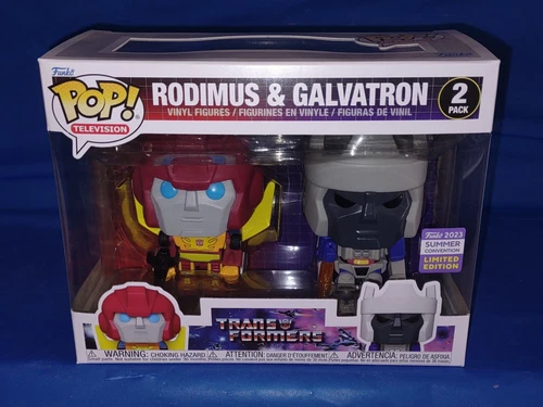 Transformers Exclusive Rodimus & Galvatron Funko Pop Vinyl Figure 2 Pack