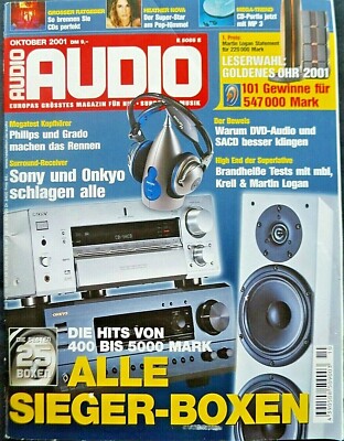 AUDIO 10/01,  KRELL KAV 2250,300 iL,MARTIN LOGAN ODYSSEY,T + A TAL X2,MBL 1611 D