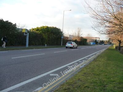 Photo 12x8 Poole : Fleets Lane Poole/SZ0191 Fleets Lane heads towards Fle c2010