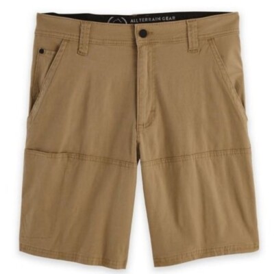 WRANGLER ATG mens size 46 6 pocket all terrain cargo utility hiking shorts khaki