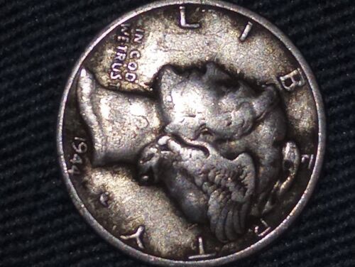 1944 W Mercury Dime Adolph Weinman’s In Cod We Trust Silver Error Coin 10 C Rare