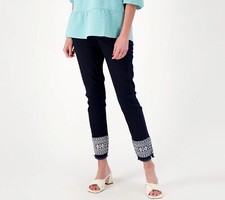 Denim  Co. Easy Stretch Denim Jegging Jeans Dark Wash 2 New