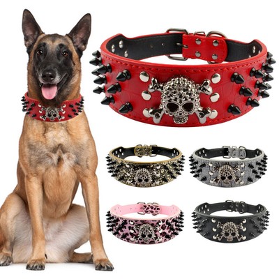 large dog collar with bow