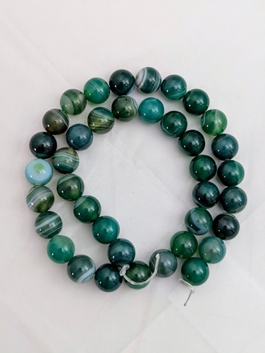 Banded Agate Gemstone Beads, Striped Agate, Shaded Agate, Choose Colour And Size - Picture 20 of 33