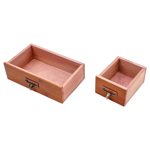 6 Drawers Desktop Dresser Wooden Storage Dressers Chests of Drawers for Bedroom - Picture 7 of 21