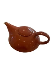 Vintage Midcentury Art Deco Claudia Shuride Chestnut Teapot made for Toscany NEW