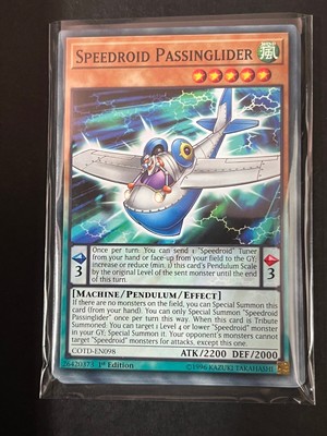 Speedroid Passinglider 1ST edt COTD-EN098 Common YuGiOh Card
