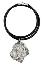 Central Asian Shepherd Dog, Central Asian Ovcharka - Necklace With Hun