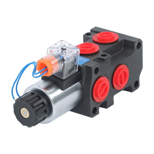 12VDC 6 Port Hydraulic Solenoid Diverter Selector Valve 1/2"BSP 13GMP 210 Bar - Picture 6 of 10