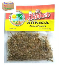 arnica flower flor de arnica 0.25 oz... cuts,bruises,inflamations