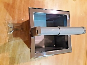 Recessed Toilet Paper Holder Chrome Finish 695638955336 Ebay