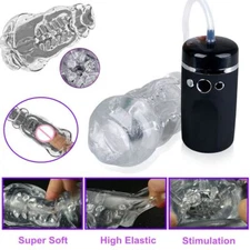 Automatic Sucking Licking Oral Sex Toy for Men Blow Job Stroker Masturbators
