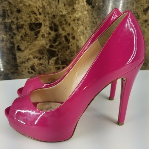 guess hot pink heels