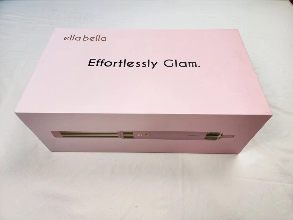 ELLA BELLA PINK 6 in 1 Hot Air Styler, Hair Dryer & Straightener New - Open Box - Image 2 of 4