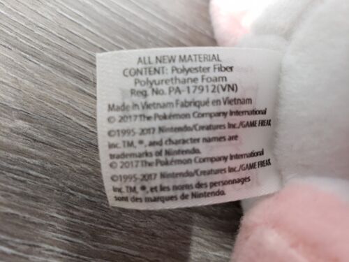 Tomy Pokémon Plüschtier SYLVEON Nintendo Stofftier Fledermaus Spielzeug 2017 10 Zoll - Bild 8 von 8