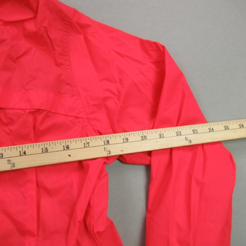 Chaqueta Columbia para mujer mediana cremallera completa manga larga exterior con capucha roja - Imagen 6 de 10