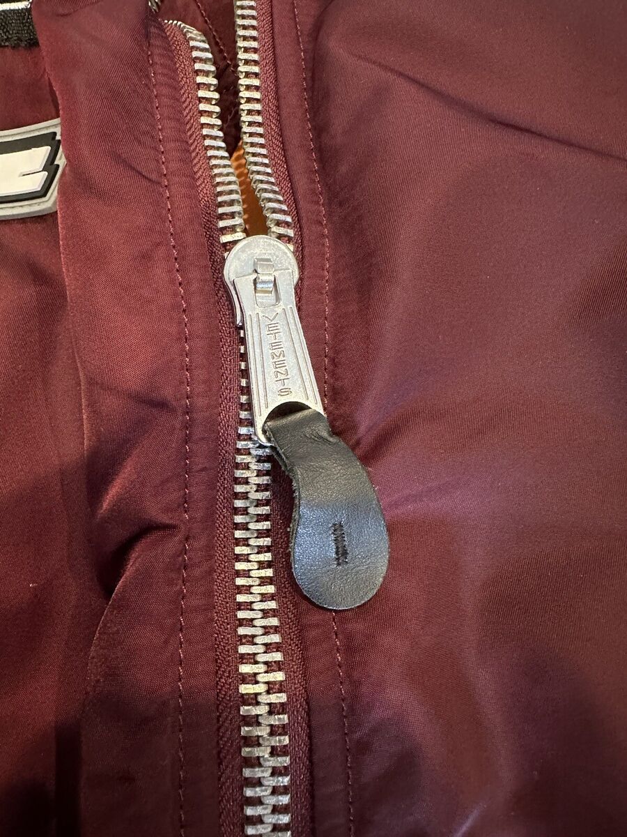 Vetements x Alpha Industries Racing Bomber Jacket Maroon Red Vetements x Alpha Industries Racing Bomber Jacket Maroon Red