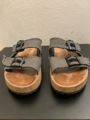 RARE-Vintage Birkenstock Papillio Clogs Sz 40 M7 W9 Papillio by Birkenstock size 40 L9 M7 double strap Gabriela  main image 3