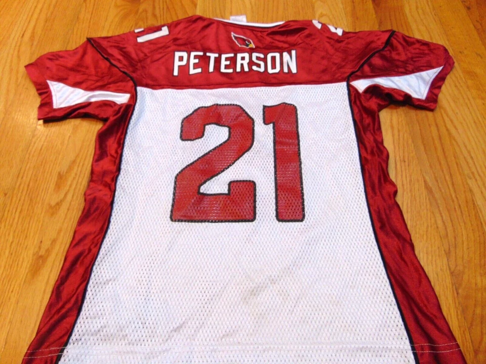 CAMISETA MUJER REEBOK NFL EQUIPAMIENTO ARIZONA CARDINALS PATRICK PETERSON TALLA S Foto 4 de 4