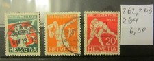 Szwajcaria - Mi. 262, 263, 264, o