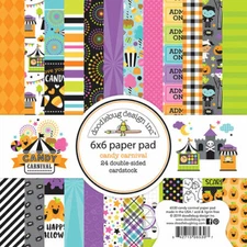 Doodlebug 6" x 6" Paper Pad Halloween Candy Carnival