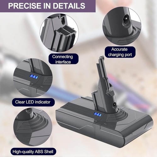 Batteria di Ricambio per Dyson V8 SV10 LONGFIT con filtro 6500mAh - Bild 3 von 7