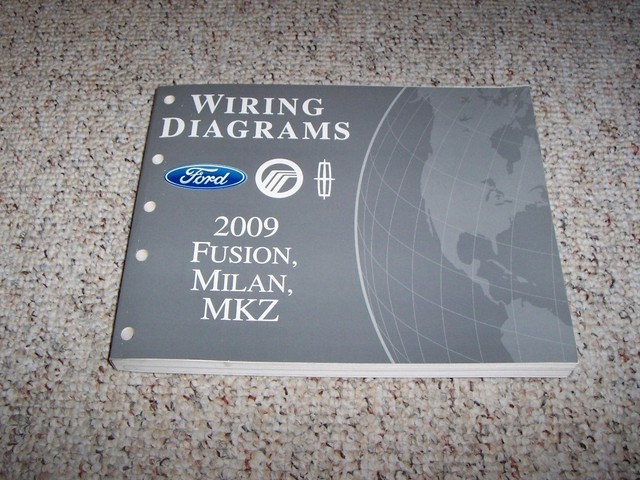 2009 Lincoln MKZ Electrical Wiring Diagram Manual 3.5L V6 | eBay
