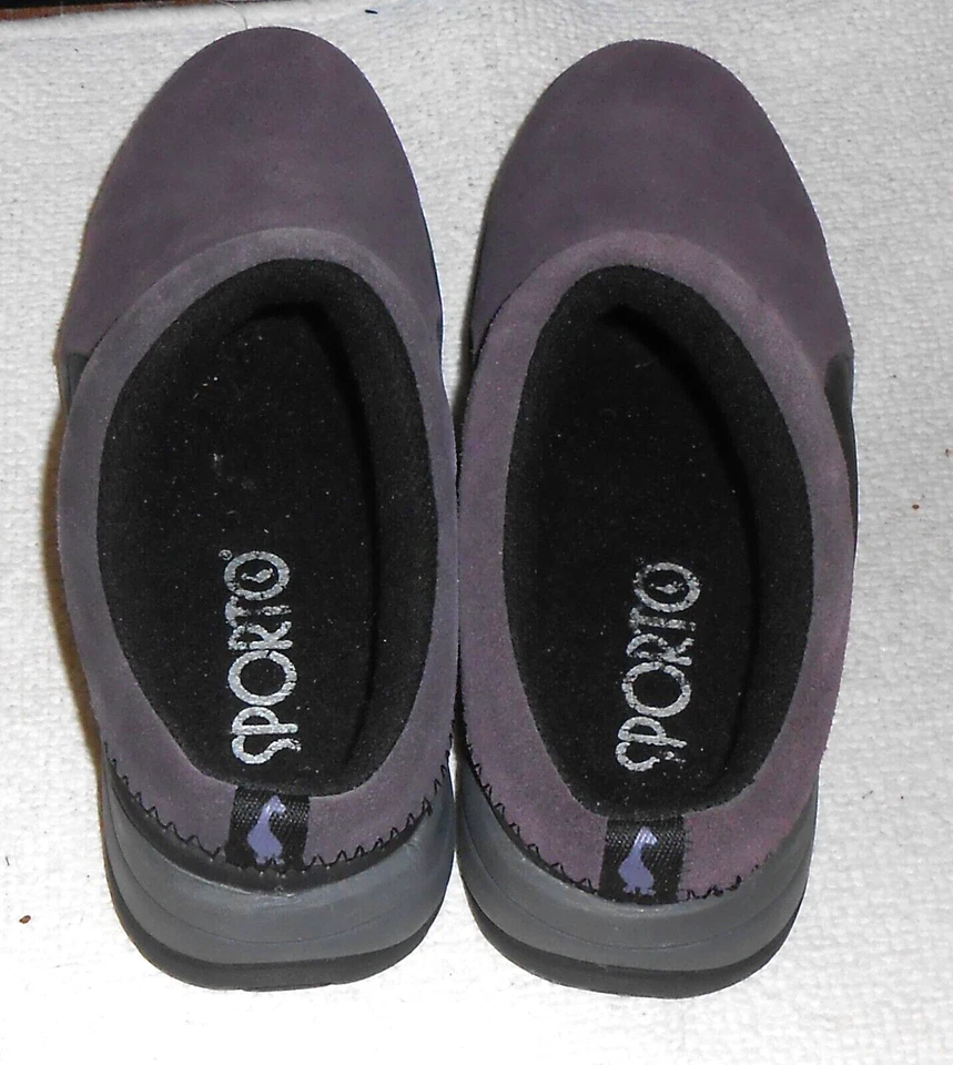 ZUECO MUJER SPORTO GRISÁCEO MORADO GAMUZA - TALLA 10W Foto 2 de 4