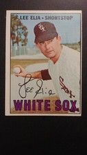 1967 Topps baseball cards # 406 Lee Elia  ( G to VG )