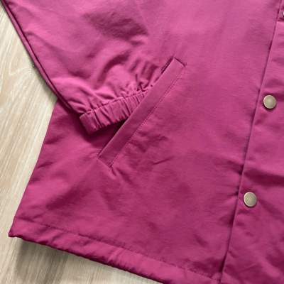 Doom Sayers Club Snake Shake Coaches Vinyl Jacket Skate Maroon