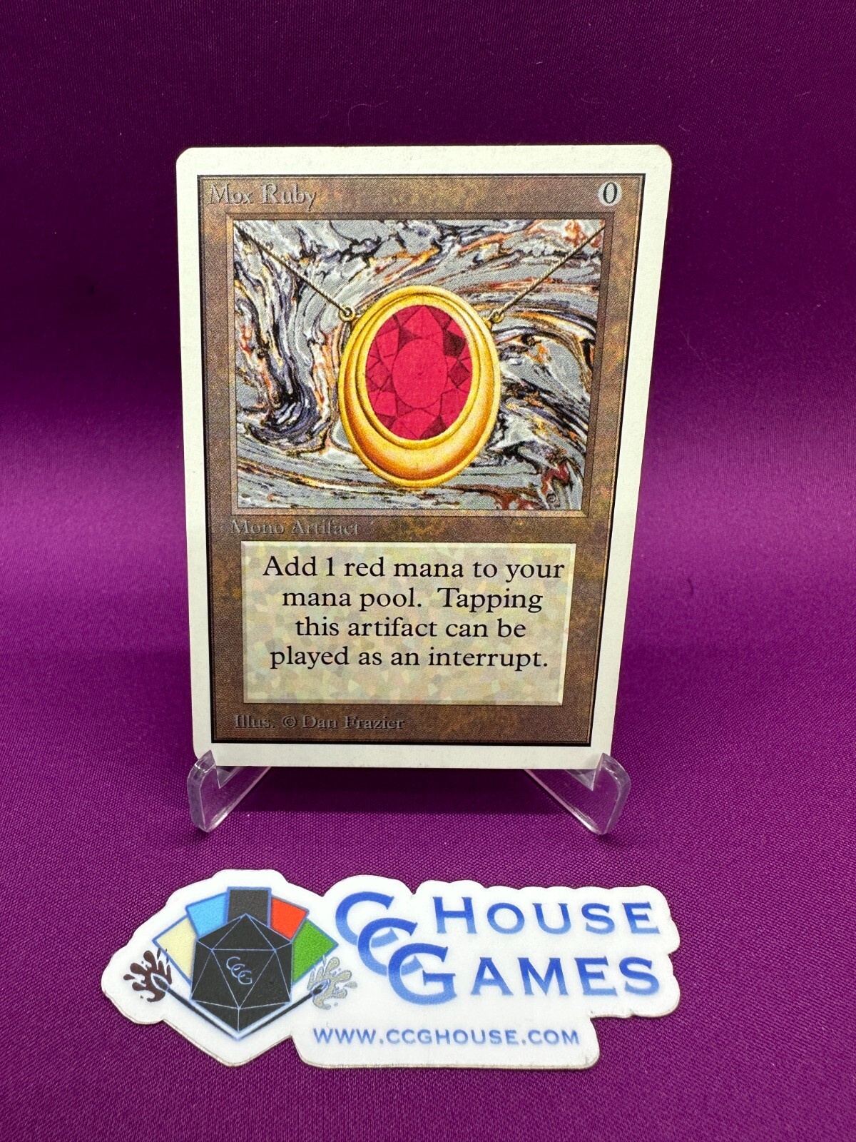 Mox Ruby #C - Unlimited MTG Magic Reserved List Vintage Legacy *CCGHouse*