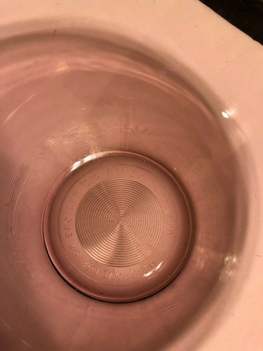 3 ciotole di miscelazione vintage Pyrex Cranberry Corning 322 323 325 USA 1L 1,5L 2,5L - Foto 12 di 12