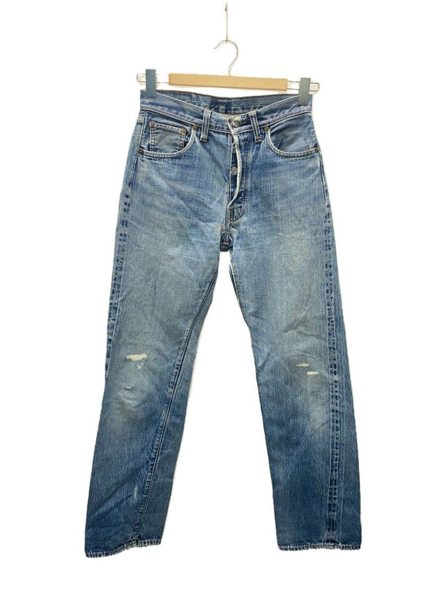 Levi's Straight Pants 70s BIGE 66 Pocket Back Single Black Levi's Straight Pants 70s BIGE 66 Pocket Back Single Black