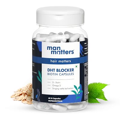 Hair Growth Supplement, Support Thicker, Fuller Hair, with Biotin 60 Capsule USA