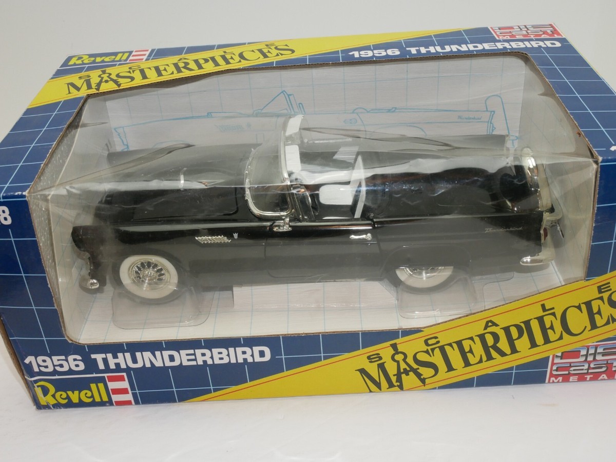 REVELL 1/18 THUNDERBIRD ブラック Revell 1956 Ford Thunderbird Convertible Car 1:18 Scale