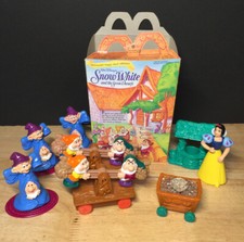 McDonalds Happy Meal Toys Snow White and the Seven Dwarfs 1992 Lot Of 7