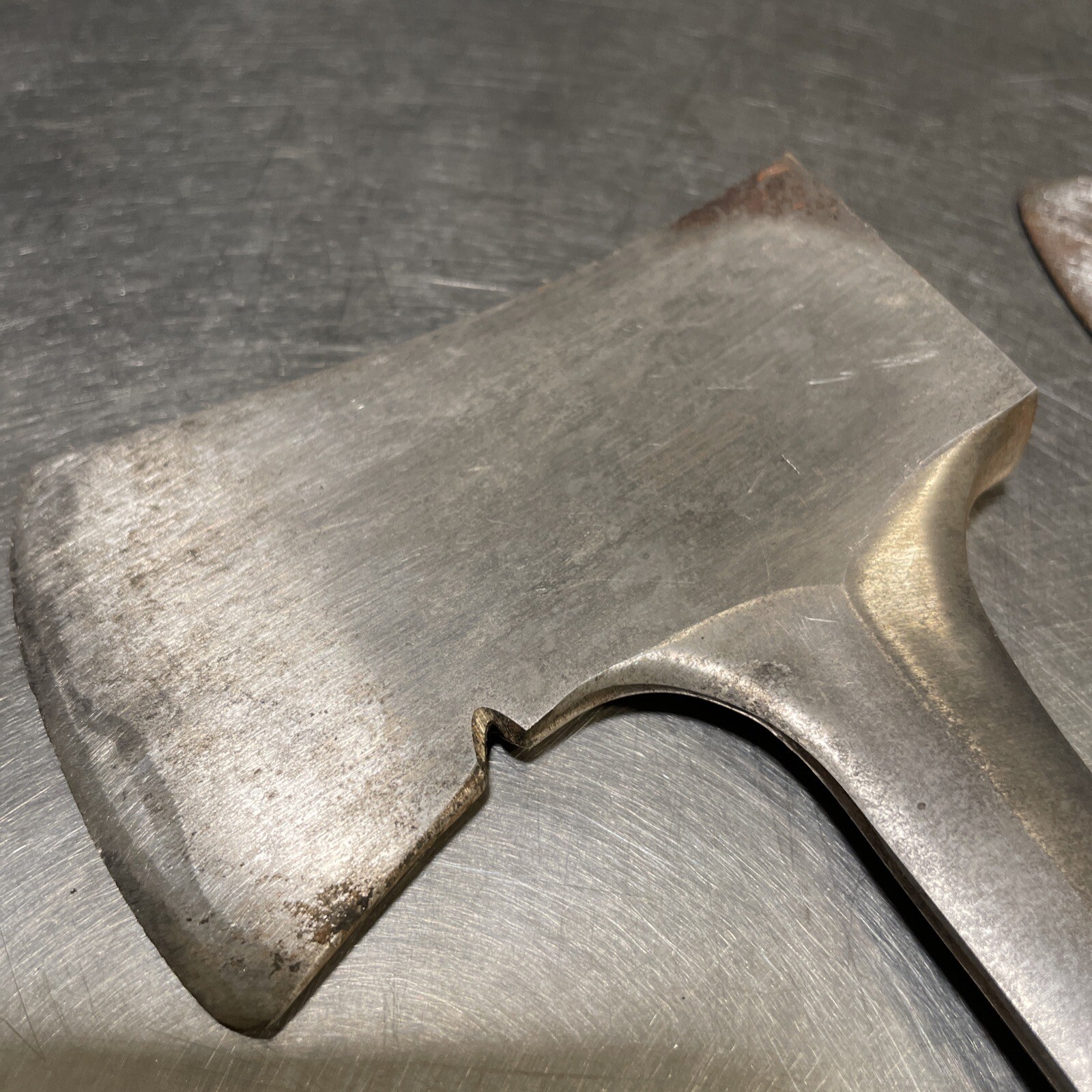 2 Vintage ESTWING Hatchets Brown Stacked Leather Handles eBay