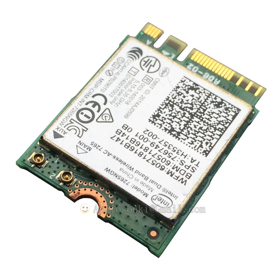 Intel 7265AC 867m Wifi Bluetooth Wlan Card For HP 756749-001 EliteBook 850 G2 - Image 4 of 4