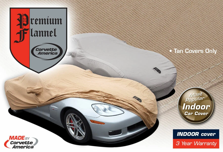 C4 Corvette Premium Flannel Indoor Car Cover Tan 1991 1996 4027 eBay