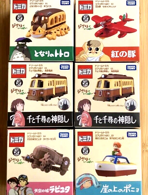STUDIO GHIBLI Dream Tomica Complete 6-piece set Totoro Spirited