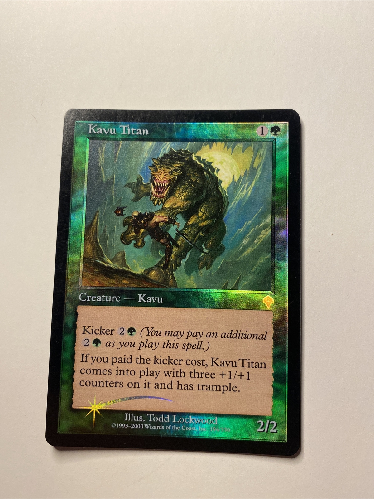 MTG Kavu Titan - Foil NM Invasion