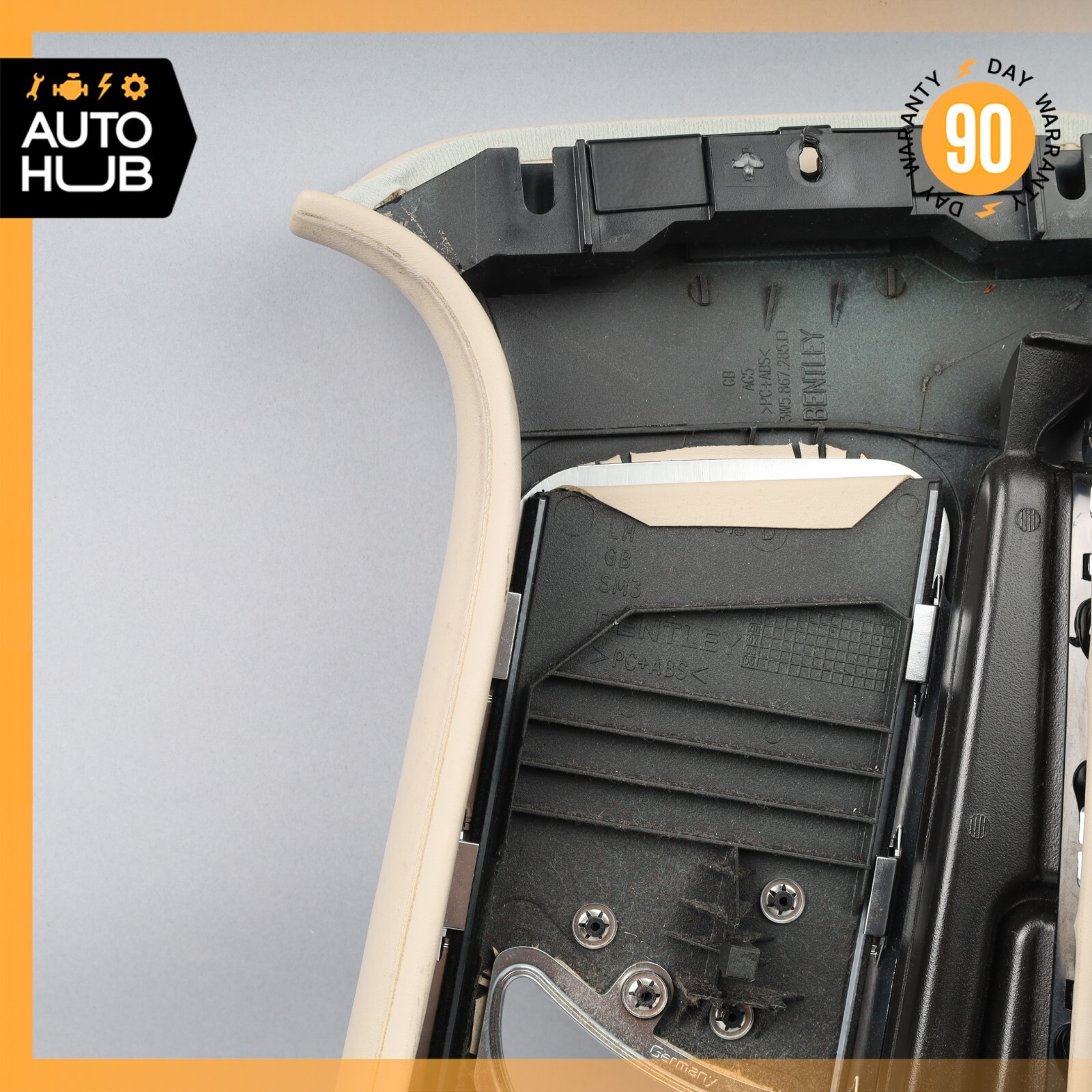 Bentley Continental Flying Spur Left Side Upper B-Pillar Cover Trim OEM 80k