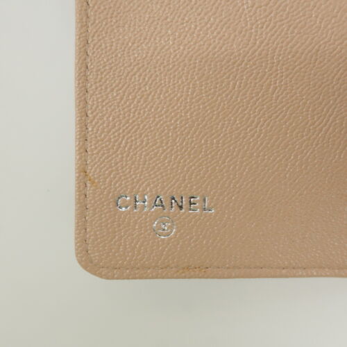 Authentische Chanel Coco Mark zweifarbige Leder Agenda Hülle schwarz pink gebraucht Kostenloser Versand - Bild 23 von 24