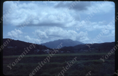 sl92 Original slide 1980's  Hong Kong train canton to Hong Kong 717a
