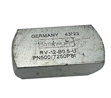 Heavy-Duty Check Valve 7250psi RV-12-B0.5-U