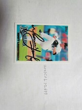 2010 Topps Matt Lindstrom Signed Baseball Card Beckett Pre-Certified 3