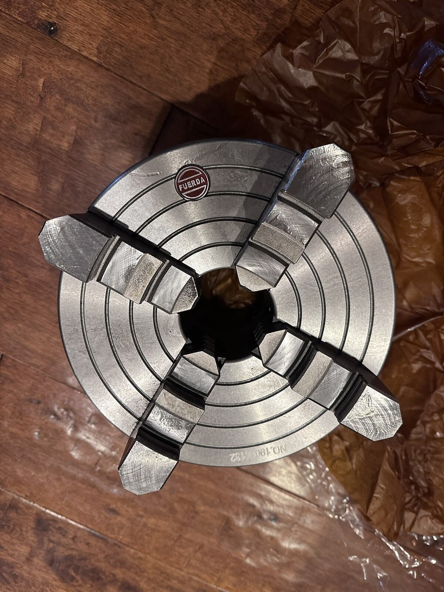 New Fuerda 4 Jaw Lathe Chuck K72-200/D4 Cast Iron | eBay
