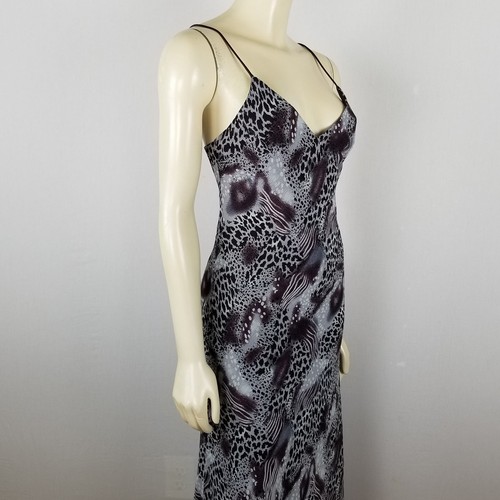 McClintock Collection animal print spaghetti straps summer maxi dress size 6 - Picture 4 of 10