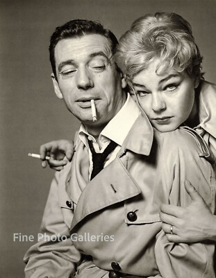 1959 Vintage RICHARD AVEDON French Actors YVES MONTAND/SIMONE SIGNORET Photo Art